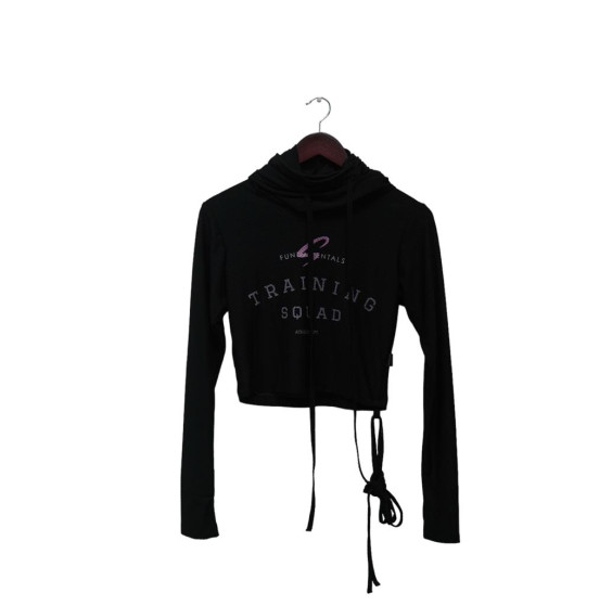 BLACK AMOR FATI TRAINING HOODIE