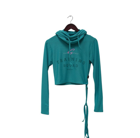 AQUA GREEN AMOR FATI TRAINING HOODIE 