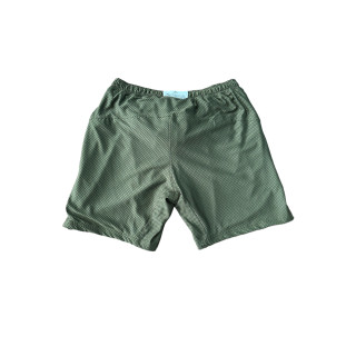Military Green Training Squad Mesh Shorts