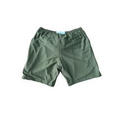 Military Green Training Squad Mesh Shorts