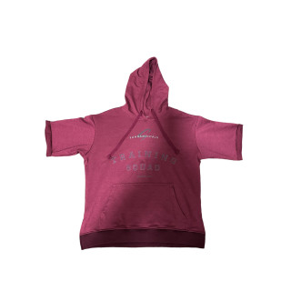 Cranberry Red Training Squad Short Sweathshirt