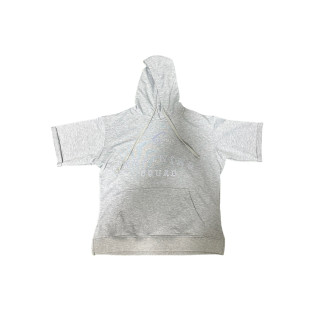 Light Gray Training Squad Short Sweathshirt