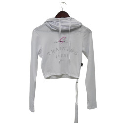 SNOW WHITE AMOR FATI MESH LONGSLEEVE TRAINING HOODIE